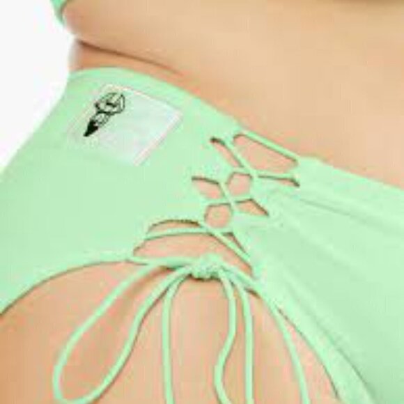 Savage X Fenty 70s Terry Booty Short with Side Tie - Picture 11 of 11